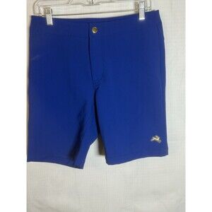 Tracksmith Long Fellow Shorts Mens 31 Blue Active Performance Utility -403
